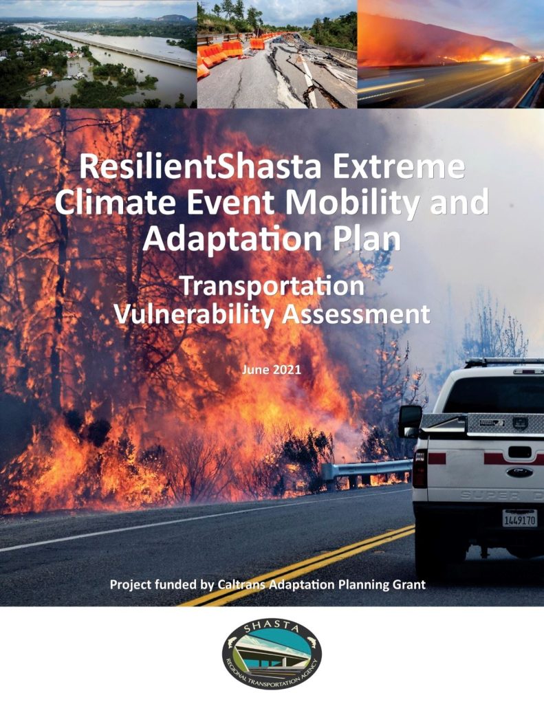 The cover page of the ResilientShasta Vulnerability Assessment.